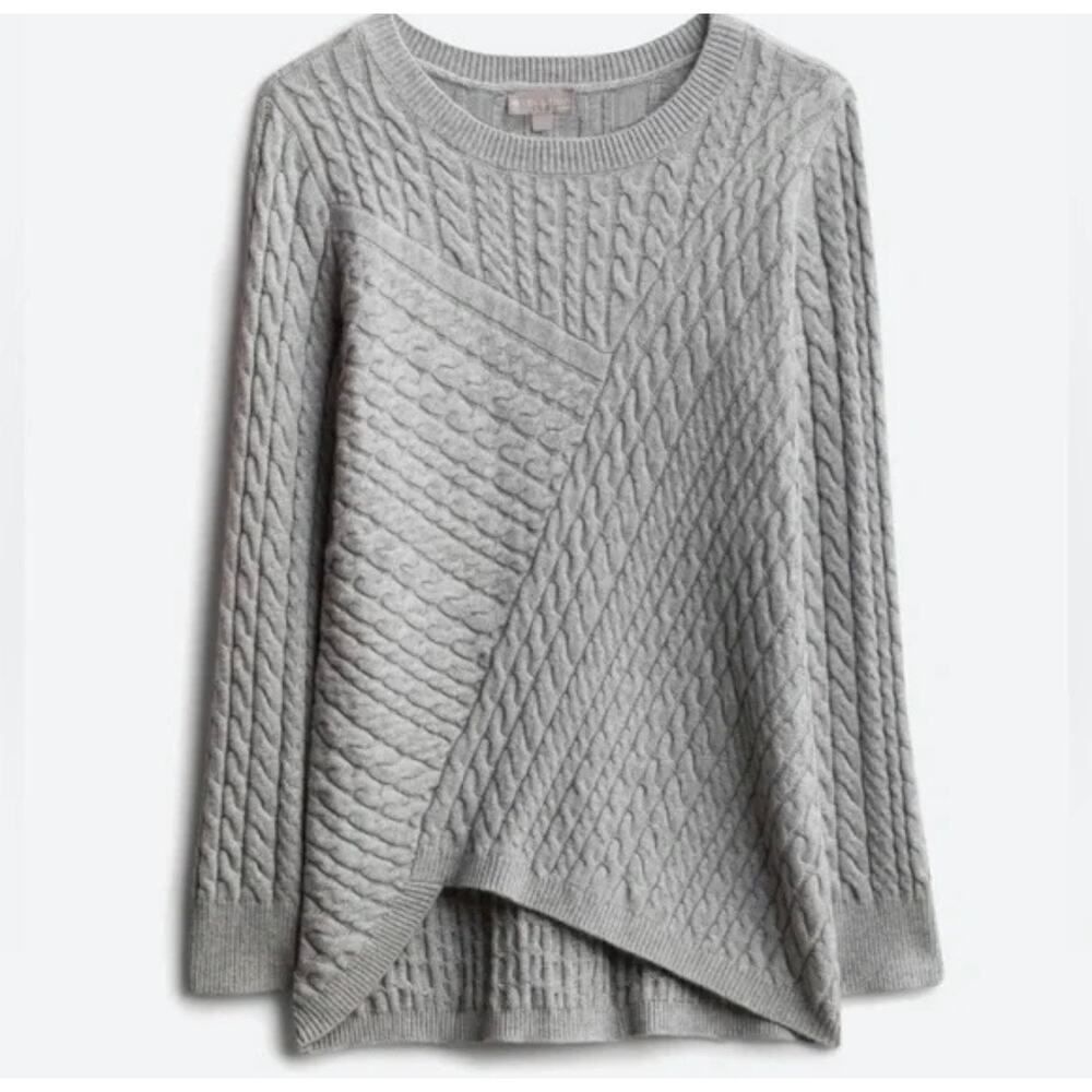 Evolution by Cyrus Aneesa Asymmetric Hem sweater size M - Picture 2 of 6